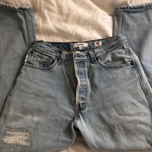 RE/DONE High Rise Skinny Crop 25